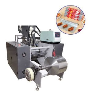 6 shafts full auto aluminum foil rewinding machine