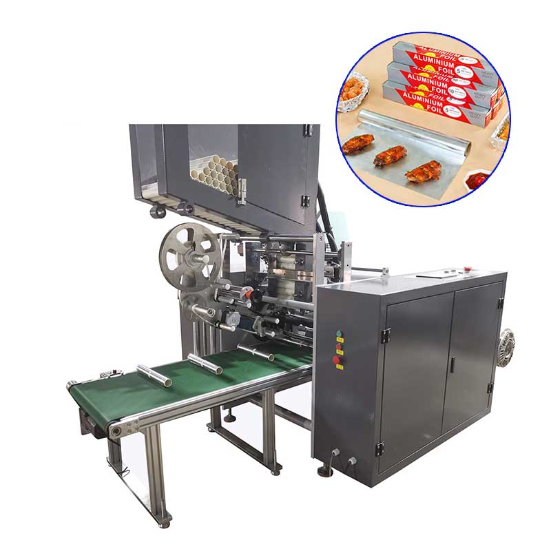 high speed rewinding machine for household aluminum rolls