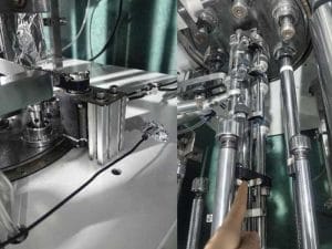 hss 450 automatic 6 shafts rewinding machine without glue